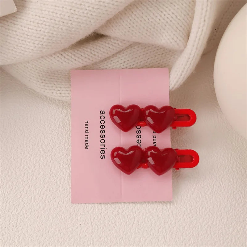 Yellow and Blue Star Design Alloy Plastic Hair Clips