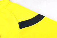 Men's Polyester Soccer Referee Uniform with Jersey and Shorts