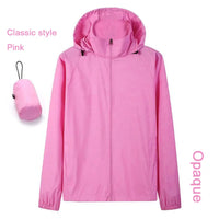 Hooded UV Waterproof Nylon Golf Jacket Unisex Foldable