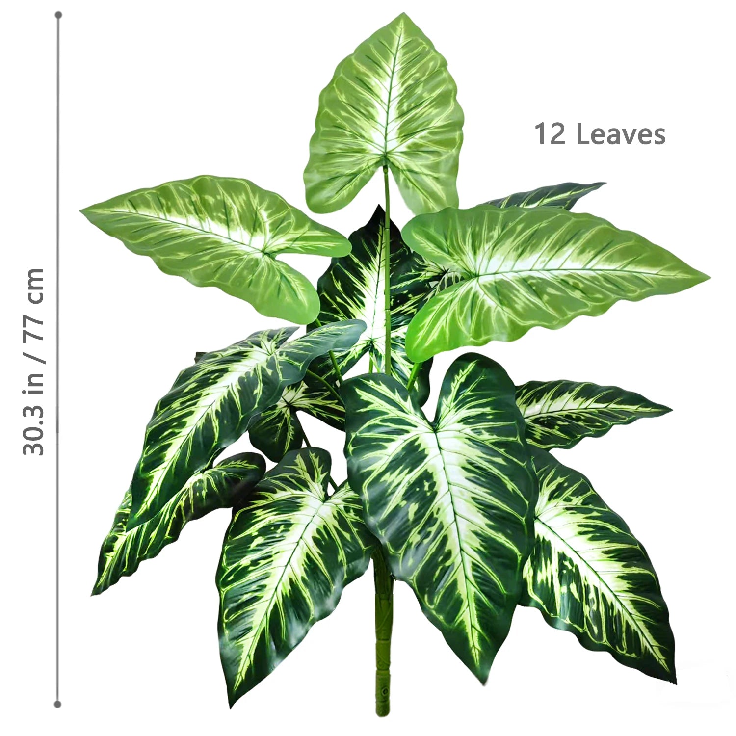 60-107cm Artificial Flowers Calla Lily Horseshoe Leaf Turtle Leaf Bobcat Leaf Fake Plant Ornamental Holiday Home Decoration - Buy online at  Vibe In Cart.