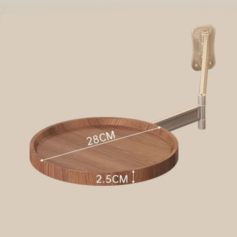 Foldable Wall Mounted Table Bedside Storage Cabinets Multi-Purpose Floating Shelves for Bedroom Living Room Compact Tea Tables - Buy online at  Vibe In Cart.