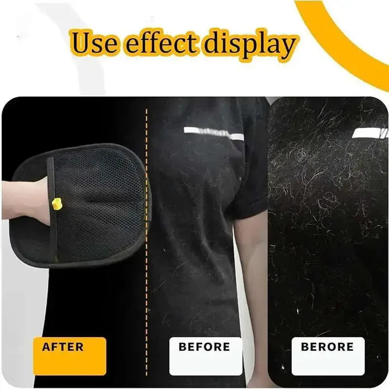Pet Hair Removal Set Tool Reusable Static Removal Gloves Double-Sided Grooming Gloves Remove Dog Cat Fur Hair for Carpets Sofa - Buy online at  Vibe In Cart.