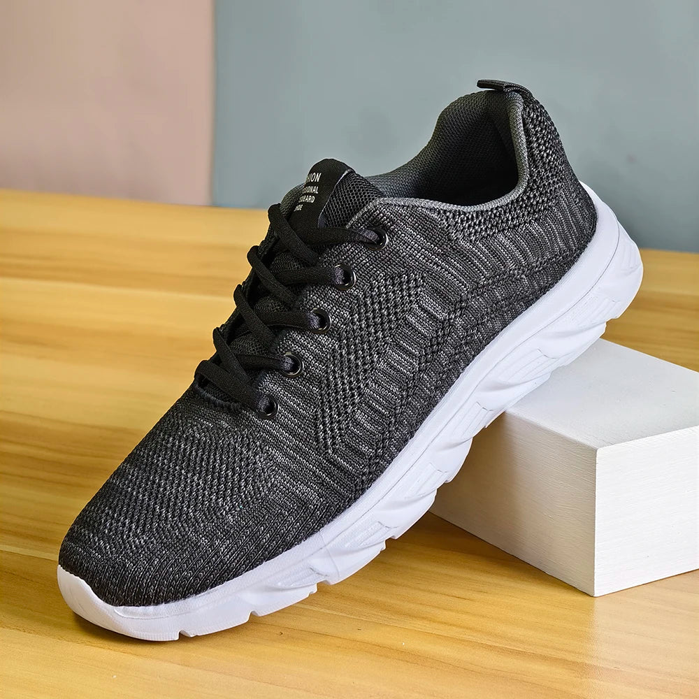 Breathable Mesh Men Sneakers Plus Size 39-46 Sport Casual Shoes For Men Lightweight Cushioning Walking Shoes - Buy online at  Vibe In Cart.