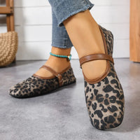 Women Flats New Leopard Print Comfortable Soft Flat Loafers Shoes Women Ballet Flat Mary Jane Shoes for Women - Buy online at  Vibe In Cart.