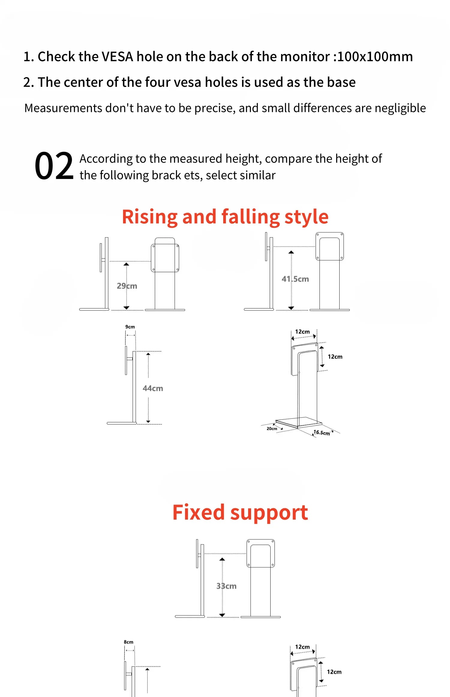 Aluminum Alloy Monitor Arm for 24-34 Inch Screens with Lift and Rotate
