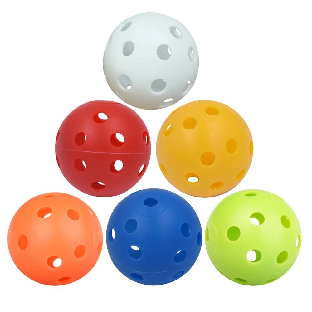 10Pcs 41mm Golf Training Balls Plastic Airflow Hollow with Hole Golf Balls Outdoor Golf Practice Balls Golf Accessories - Buy online at  Vibe In Cart.