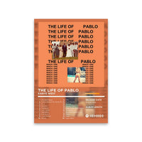 Unframed Retro Rapper Album Cover Canvas Wall Art Print