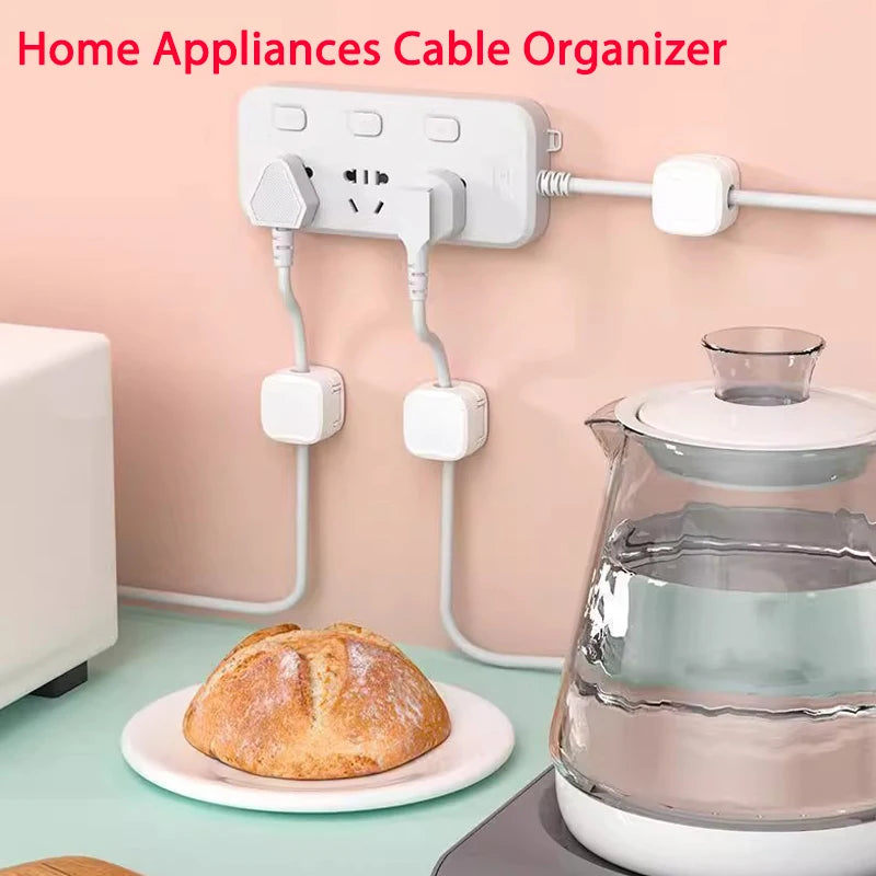 Plastic Magnetic Adhesive Cable Organizer with 7.5mm Slot