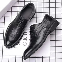 Hot Sale Men's Leather Shoe Breathable Leather Shoes for Men Version British Casual Men's Shoes Comfortable Men Leather Shoes - Buy online at  Vibe In Cart.