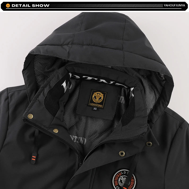 Winter Men Outdoor Windbreak Warm Travel Jacket Men Hooded Casual Fashion Sport Waterproof Climbing Trekking Jacket Male Coat - Buy online at  Vibe In Cart.