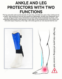 Impact Resistant Football Shin Pads with EVA and PP Material