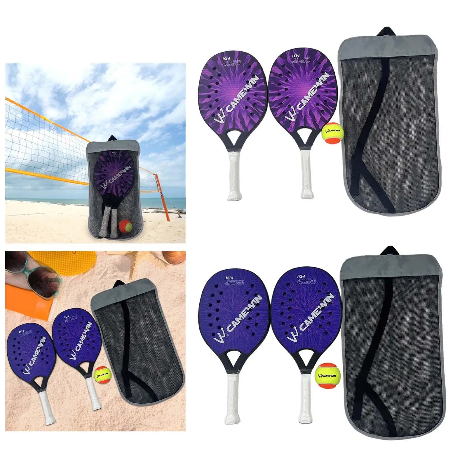 1 Pair Beach Tennis Rackets for Child EVA Core Portable Lightweight Beach Tennis - Buy online at  Vibe In Cart.