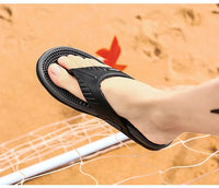 Massage Flip Flops for Men Summer Breathable Beach Shoes Sandals Men Luxury Flip Flops Breathable Plus Big Size Men Slippers 46 - Buy online at  Vibe In Cart.