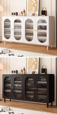 Modern Wooden Vertical Shoe Cabinet with Adjustable Shelves