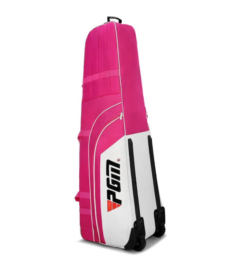 Foldable Nylon Golf Travel Bag with Wheel and Stand