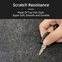 Large Non-Slip Wool Felt Mouse Pad for Office Desk