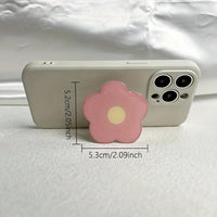 Folding Expandable Clear Flower Mobile Phone Finger Ring Grip Holder