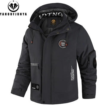 Winter Men Outdoor Windbreak Warm Travel Jacket Men Hooded Casual Fashion Sport Waterproof Climbing Trekking Jacket Male Coat - Buy online at  Vibe In Cart.
