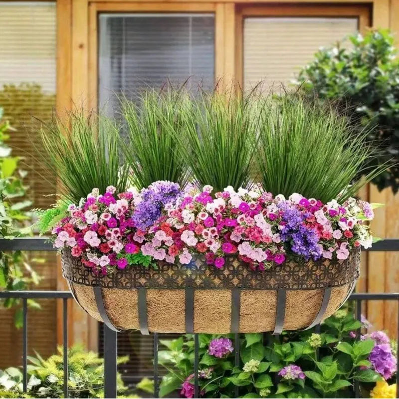 12Pcs Artificial Onion Grass Fake Greenery for DIY Wedding Venue Home Decor Potted Ornament Fake Plant Outdoor Garden Decoration - Buy online at  Vibe In Cart.