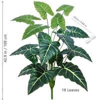 60-107cm Artificial Flowers Calla Lily Horseshoe Leaf Turtle Leaf Bobcat Leaf Fake Plant Ornamental Holiday Home Decoration - Buy online at  Vibe In Cart.