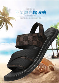 Men's high quality casual sandals summer outdoor waterproof anti slip soft sole comfort beach shoes fashion Lazy Driving slipper - Buy online at  Vibe In Cart.