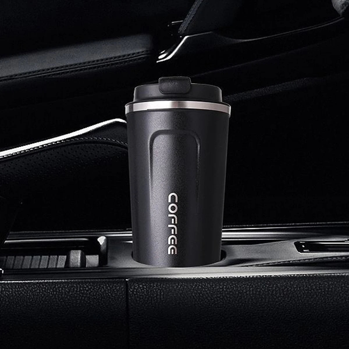 WORTHBUY Thermos Cup 304 Stainless Steel Double Wall Insulated Coffee Mug Leak-proof Thermal Tumbler Travel Portable Drinkware - Buy online at  Vibe In Cart.