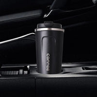 WORTHBUY Thermos Cup 304 Stainless Steel Double Wall Insulated Coffee Mug Leak-proof Thermal Tumbler Travel Portable Drinkware - Buy online at  Vibe In Cart.