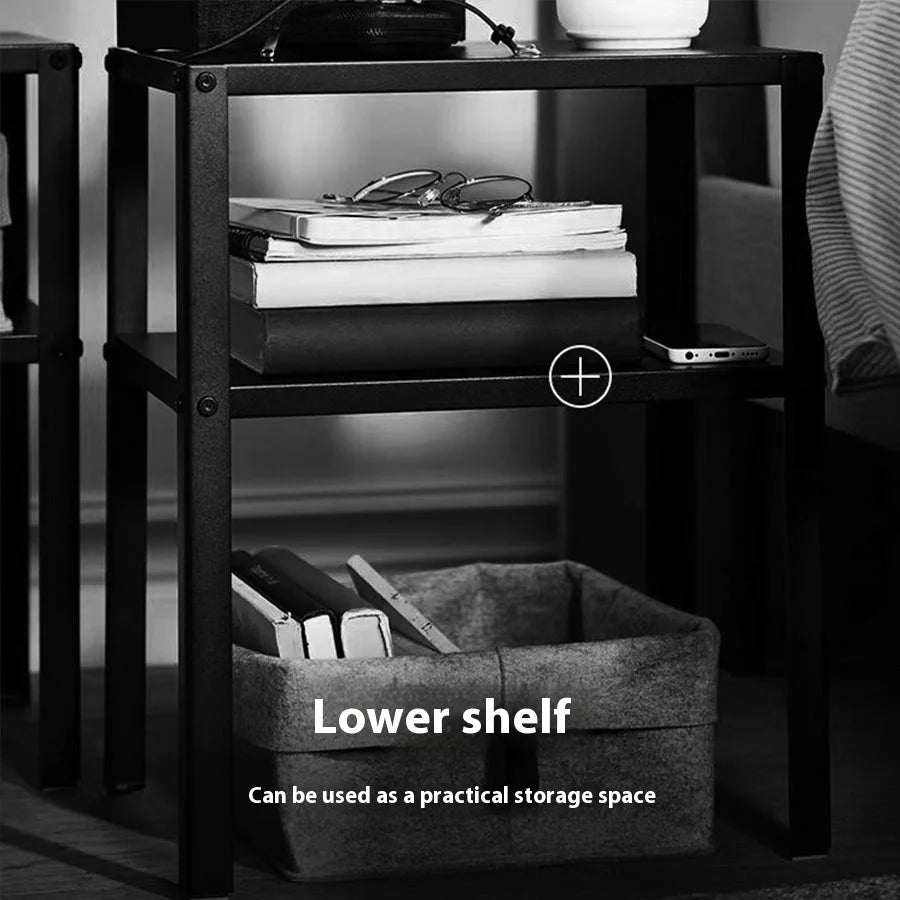 Nordic Bedside Table Living Room Sofa Corner Table Bedroom Bedside Table Metal Minimalist Night Tables Bedroom Furniture - Buy online at  Vibe In Cart.