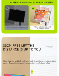 Adjustable VESA Monitor Stand for 10-20 Inch Screens with 360 Degree Swivel