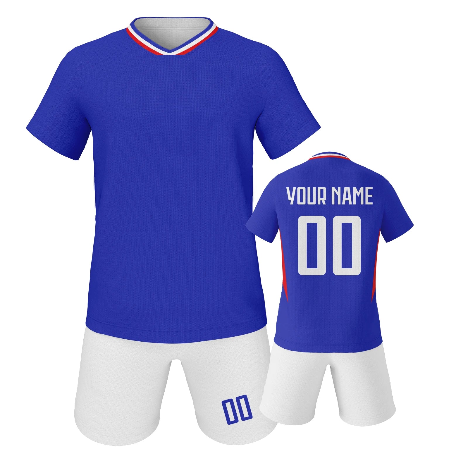 France Kids Football Jersey Custom Soccer Kit Youth Team Uniform Personalized Name Number Training Set Boys Girls Fans Gift - Buy online at  Vibe In Cart.