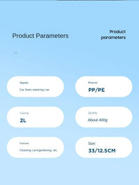 2L Hand Pump Foam Sprayer with 3 Types of Nozzle Hand Pneumatic Foam Cannon Snow Foam Car Wash Spray Bottle Car Window Cleaning - Buy online at  Vibe In Cart.