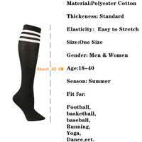 Compression Socks Football Socks Non-slip Long Tube Knee High Stockings Sock Striped Soccer Socks Running Sports Socks YS001-238 - Buy online at  Vibe In Cart.