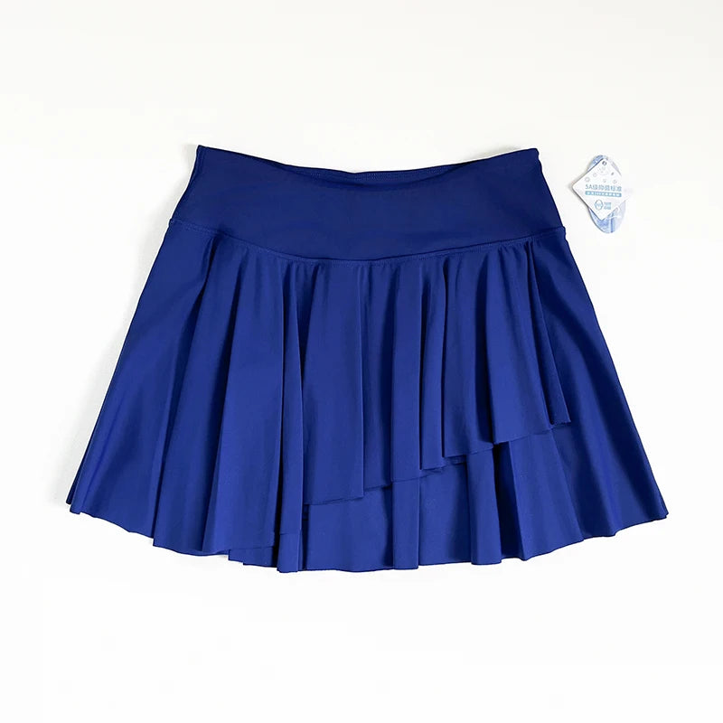 Yoga exercise lightweight, quick-drying and refreshing 2-in-1 high-waisted pleated yoga exercise fitness skirt, golf tennis skir - Buy online at  Vibe In Cart.