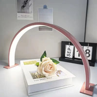 New Moon Nail Work Lamp - Beauty Work Desk Lamp, Three-color USB Power Supply - Black/White/Pink, Suitable for Nail Art, Eyelash - Buy online at  Vibe In Cart.