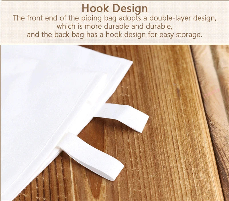 3 Size Reusable Cotton Pastry Bag for Icing Piping Thicken Fondant Cake Cream Baking Decoration Tool Kitchen Cookie Bakeware 1Pc - Buy online at  Vibe In Cart.