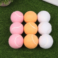 1/3Pcs Tennis Balls Wear-Resistant Highly Elastic Training Balls 65MM Ladies Beginners Durable Practice Tennis Ball For Club - Buy online at  Vibe In Cart.