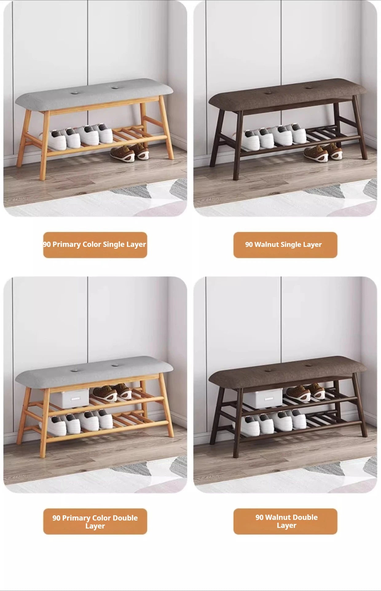 Shoe changing stool, simple doorstep stool for home use, soft cushioned stool, integrated shoe rack for entry, storage rack - Buy online at  Vibe In Cart.