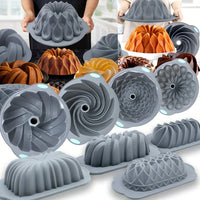 Silicone Bakeware Set Versatile Cake Molds Non-Stick Flower & Assorted Shapes Baking Pans Muffins Chocolates Moulds - Buy online at  Vibe In Cart.
