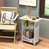Small Bedside Table Sofa Side Table Living Room Cabinet Side End Coffee Tea Table Nightstand Storage Shelf for Bedroom Bedside - Buy online at  Vibe In Cart.