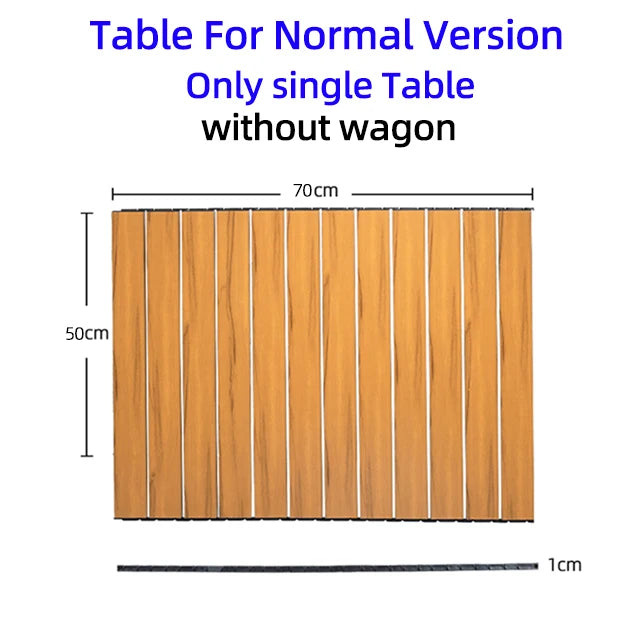 Collapsible Folding Heavy Duty Utility Wagon for Outdoor, Black