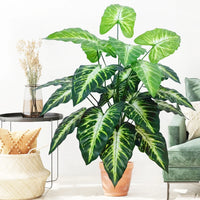 60-107cm Artificial Flowers Calla Lily Horseshoe Leaf Turtle Leaf Bobcat Leaf Fake Plant Ornamental Holiday Home Decoration - Buy online at  Vibe In Cart.