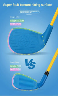 Children's Right Handed Beginner Golf Irons and Putter for Ages 3-12