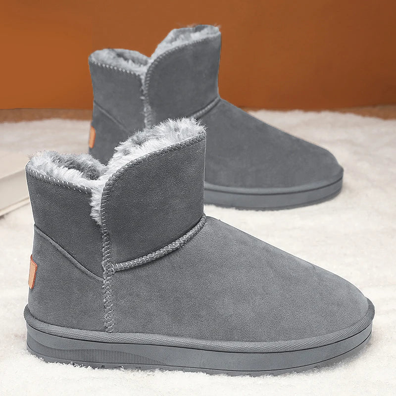 New winter fashion: thick-soled snow boots, men's and women's thickened warm cotton shoes, and casual women's boots - Buy online at  Vibe In Cart.