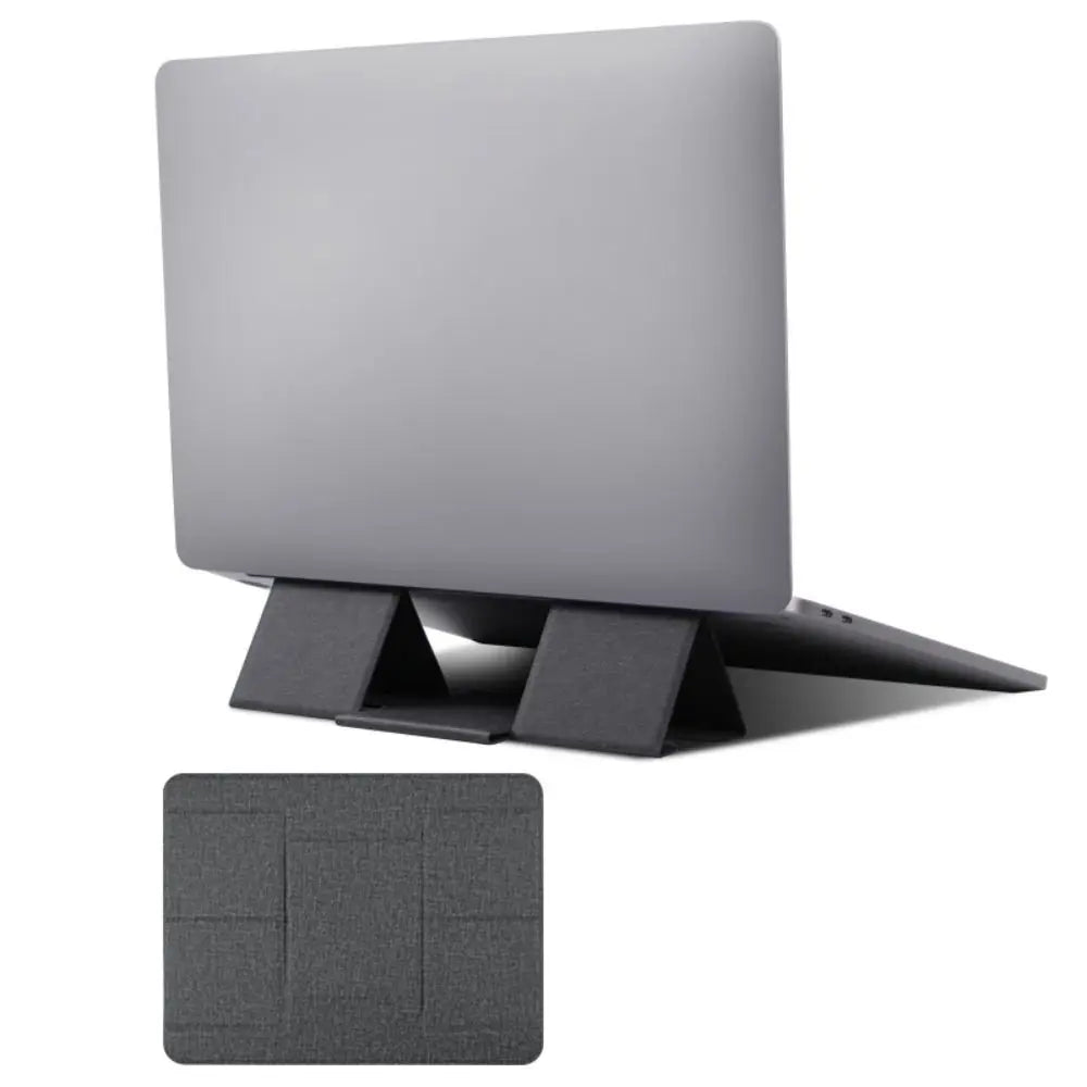 Foldable ABS Plastic and PU Stand for 12-16 Inch Laptops and Tablets