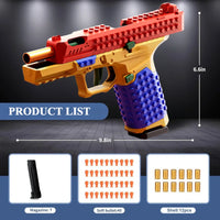 Continuous Firing Building Block Toy Gun Shell Throwing  Airsoft Blowback Empty Hanging Pistol Outdoor CS Weapon for Boys Adult - Buy online at  Vibe In Cart.