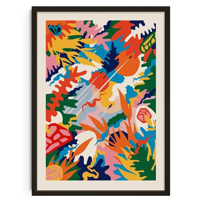 Retro Abstract Nourishing Soul Classic Wall Art,  Canvas Print Poster, Suitable for Home, Living Room, Room Decoration Painting - Buy online at  Vibe In Cart.