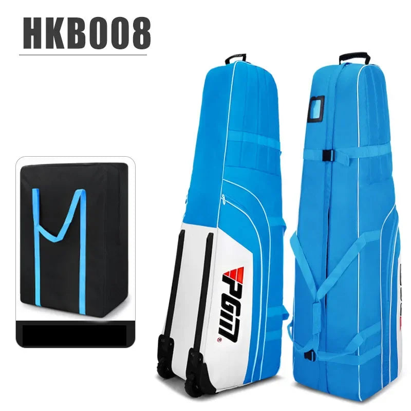 Foldable Nylon Golf Travel Bag with Wheel and Stand
