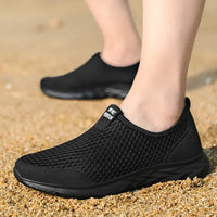 Men's Breathable Mesh Casual Shoes Non-Slip Outdoor Lightweight