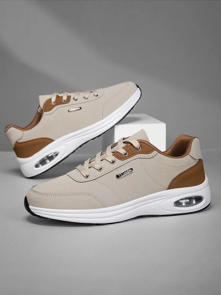 Men's Casual Sports Shoes Waterproof Walking Sports Shoes Casual Men's Leather Sports Shoes Non-slip Shoes Men's Tennis Shoes - Buy online at  Vibe In Cart.