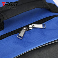 Nylon Single Layer Foldable Golf Aviation Bag with Pulley in Black